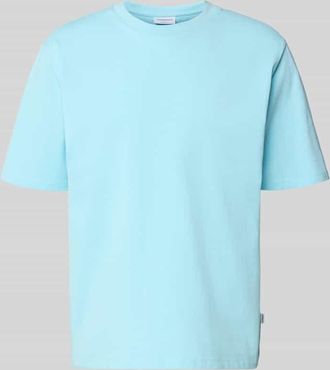 Lindbergh Lindbergh Oversized T-Shirt mit Rundhalsausschnitt in Hellblau, Gr&ouml;&szlig;e XXXL