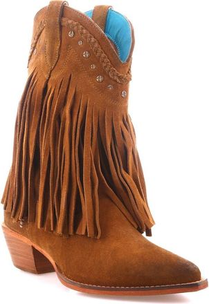 Roan Setup Boot in Cognac Suede at Nordstrom, Size 8.5