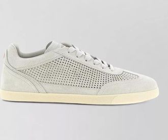 Kiton suede low-top sneakers