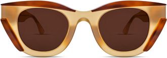 Thierry Lasry Dismissy 639 Womens Sunglasses Brown Size 48