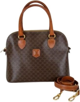 Celine Pre-owned Vintage Handbag - Dames - Vintage Handtas - Bruin - ONE Size - Leer - Vintage