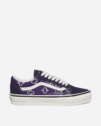 Vans Premium Old Skool Bandana Sneakers Plum