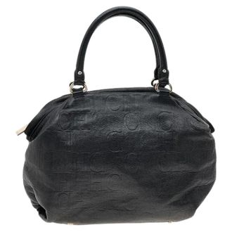 Carolina Herrera Tweedehands leren handtassen - Dames - Vintage Shopper - Zwart - ONE Size - Leer - Vintage