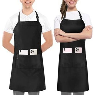 OEM Set Da 2 Grembiuli Da Cucina Regolabili Con 2 Tasche -crezuo