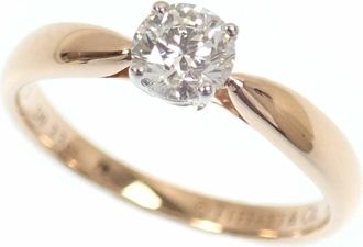 Tiffany & Co. Pink Gold (18K) Platinum 950 Band Ring (Pre-Owned)