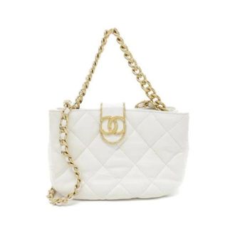 Chanel Borsa a spalla Pre-owned in pelle di agnello - - Pre-owned - Donna - Bianco - ONE SIZE
