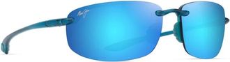 Maui Jim Stijlvolle zonnebril in Celeste Blue - Heren - Zonnebrillen - Blauw - 64 MM - Accessoires