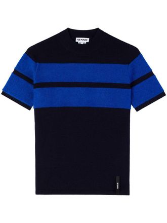 Tシャツ・カットソー SUNNEI DARK BLUE COTTON T-SHIRT Sunnei: Blue T-Shirts now up to −73% | Stylight
