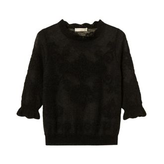 Twinset Twin-set Truien - Dames - Ronde hals truien - Zwart - XS - Truien & Vesten