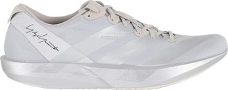 Yohji Yamamoto Silver Adios 9 Mesh Elasticized Rubber-Sole Sneakers