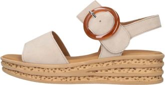 Gabor Dames, Schoenen, Beige, Maat: 40 EU Linnen