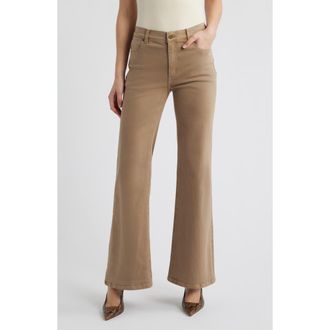 Kobi Halperin Rosie High Waist Wide Leg Pants in Khaki at Nordstrom, Size 24