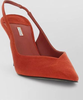Le Silla leather slingback mules