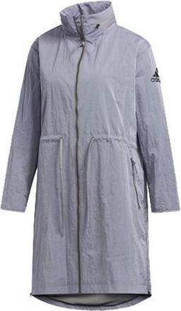 adidas (WMNS) adidas Woven Travel Jacket Asia Sizing Grey FM9298