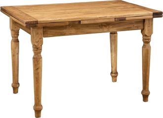 Biscottini International Mesa De Madera Maciza 120x80 Cm Mesa Extensible Mesa De Comedor Y Cocina Mesa De Centro Rectangular Hecha A Mano Made In Italy