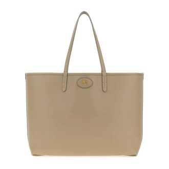 Burberry Tote Bags, female, Gray, Size: ONE SIZE MD Reversible Tote