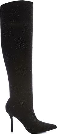 Moda in Pelle Zarina Alcantara Knee High Boots