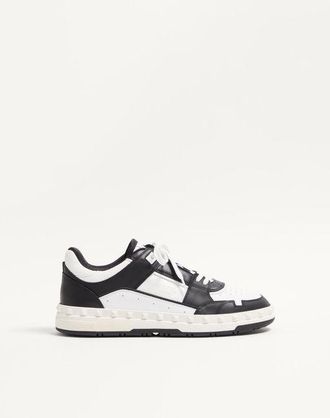 Valentino Garavani Freedots Low-Top Trainer In Calfskin