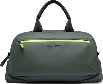 Piquadro Weekend Bags, male, Green, Size: ONE SIZE Water resistant, small size duffel bag
