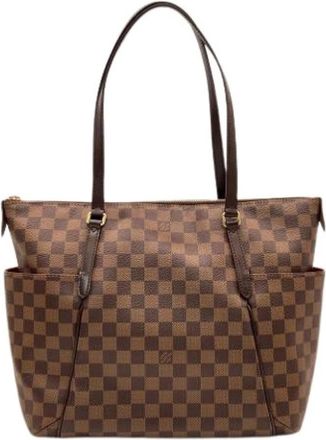 Louis Vuitton Pre-owned Vintage Tote Bag - Dames - Vintage Shopper - Bruin - ONE Size - Leer - Vintage