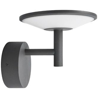 Lucande Lucande L&aacute;mpara De Pared Led Exterior fenia En Negro Aluminio