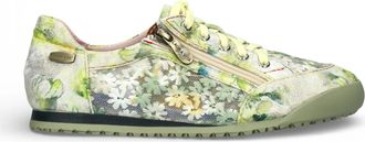 Laura Vita Tivanao 05 Floral Leather Trainers Sneaker Shoes