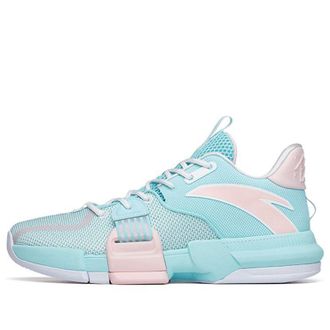 Anta 1 TD Squeaky Basketball Professional Shoes Sky Blue Pink 112221618-3