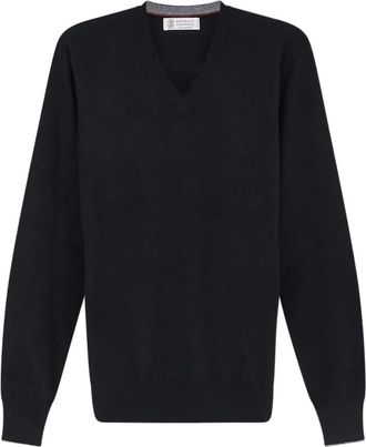Brunello Cucinelli Hombre, Jerseys, Negro, Talla: 2XL
