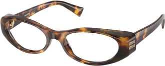 Miu Miu Glasses, female, Brown, Size: 55 MM MU 03Zv Optical Frame