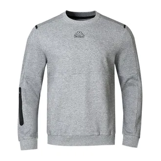 Kappa Heren Teddy Fleece Sweatshirt (Grijze Mergel)