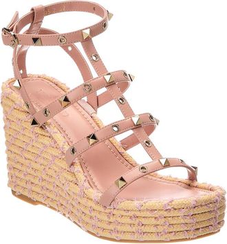 Valentino Rockstud Caged Leather Sandal