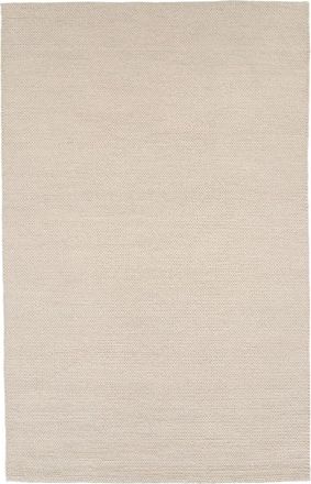 VE DESIGN Handgewebter Design Teppich Marta aus 100% Wolle, Ecru