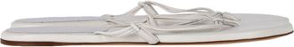 Gabriela Hearst Flip Flop Sandals in White Leather
