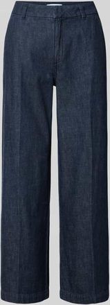 Comma Jeans mit B&uuml;gelfalten und Eingrifftaschen in Jeansblau, Gr&ouml;&szlig;e 36