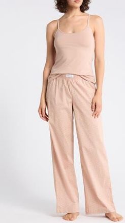 Calvin Klein Camisole Long Pajamas in Confetti Cedar/Cedar at Nordstrom Rack, Size X-Large