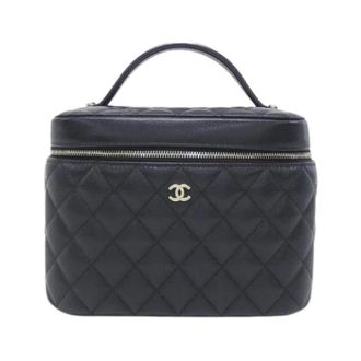 Chanel Pre-owned Timeless Classic Caviar Skin Handbag - Dames - Pre-owned - Zwart - Maat: ONE Size Leer