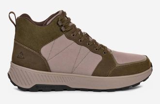 Teva Mens Ellwood Mid Hiking Shoe In Dark Olive/ Desert Taupe