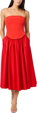 Toccin Melody Corset Midi Dress