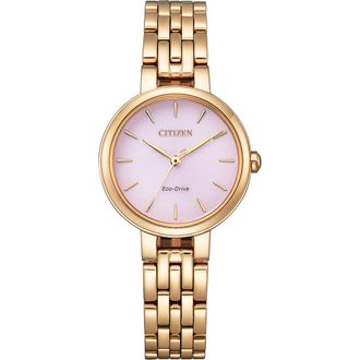 Citizen Womens Rose Gold Watch EM0993-82X Stainless Steel (archived) - One Size