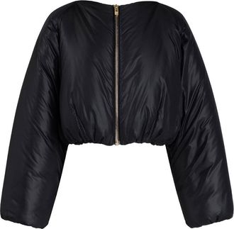 Alaia Nylon Pleated Bomber