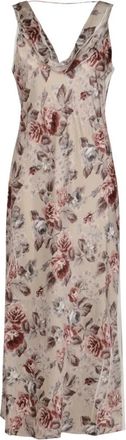 Acne Studios Jurk met gedrapeerde bloemenprint - Dames - Casual kleedjes - Veelkleurig - S - Kleedjes