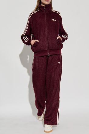 adidas Sweatpants With Straight Legs, Womens, Burgundy