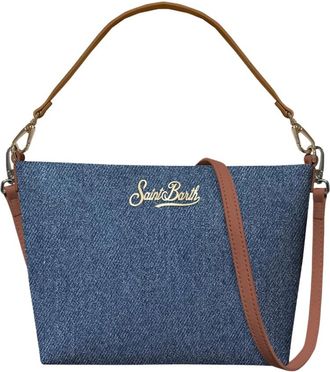 MC2 Saint Barth Aline Dark Denim Tas - unisex - Tassen - Blauw - Maat: ONE Size Denim