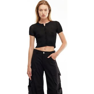 Mother of All Eline Knit Top in Black at Nordstrom, Size Medium
