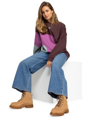 Roxy Stiefel ROXY Work It, Damen, Gr. 10 (41), gelb (tan), Obermaterial:Obermaterial: 98% Leder, 2% Metall / Futter: 100% Textil [Chemiefaser] / Aussensohl