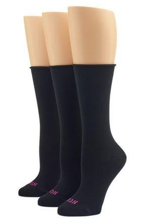 Hue Jeans 3-Pack Socks in Black at Nordstrom