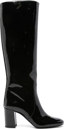 Saint Laurent 70mm Who boots - women - Leather/CALFSKIN/Patent Leather - 36 - Black