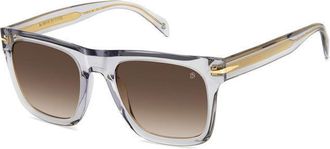 David Beckham Brown Shaded Square Mens Sunglasses DB 7000/S FLAT 063M/HA 53