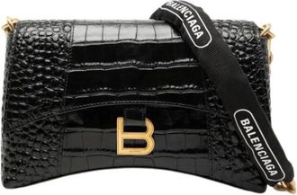 Balenciaga Pre-owned Cross Body Bags, female, Black, Size: ONE SIZE Pre-owned Leather Crossbody Bag