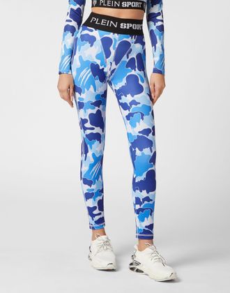 Plein Sport Sport Leggings Camouflage